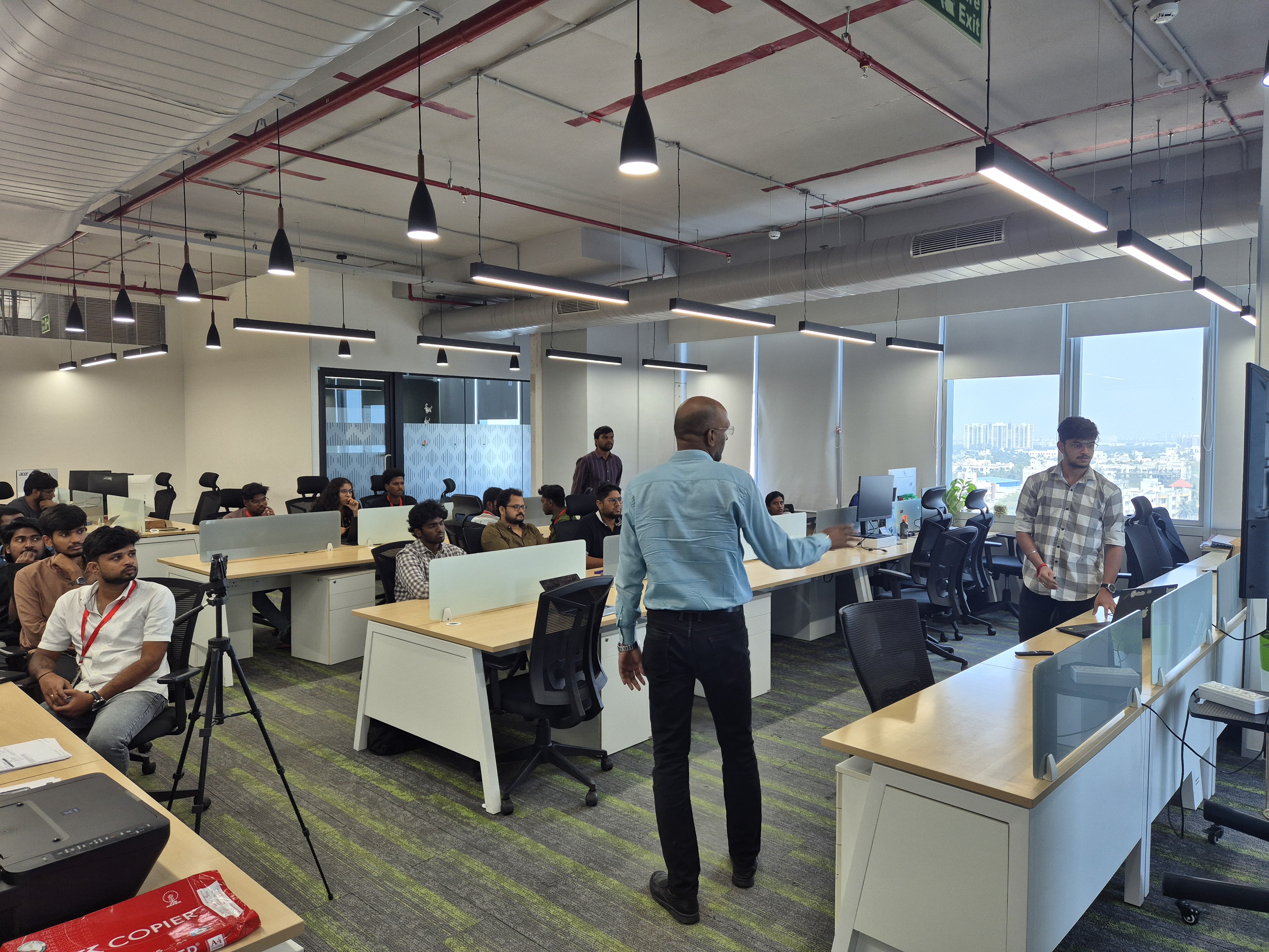 RocketOne AI Academy bootcamp session in progress